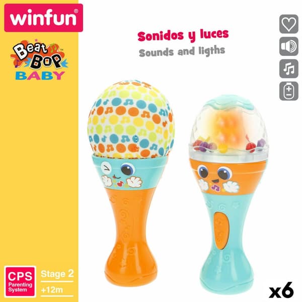 Musikalisk Leksak Winfun 7 x 17 x 7 cm (6 antal)