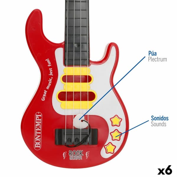 Gitarr för barn Bontempi 17 x 51 x 5 cm (6 antal)