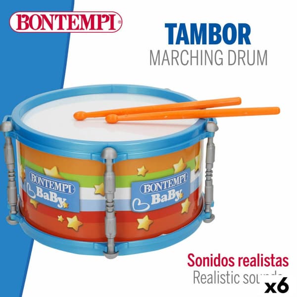 Tromme Bontempi 24 x 13 x 24 cm (6 enheder)