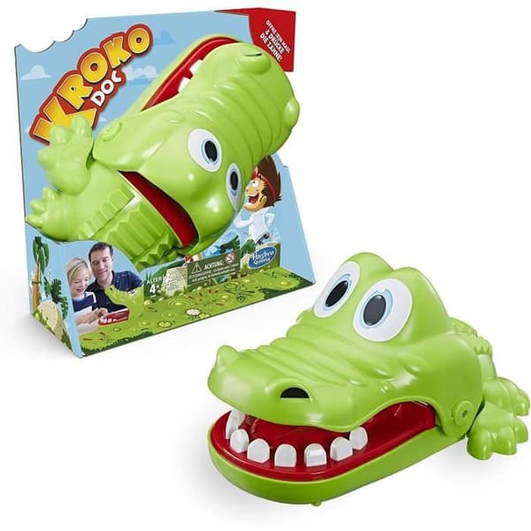 HASBRO GAMING E4898100 CROKO DR BARNLEKSAK GRÖN