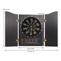 Miniatyrbillede 2 af 2: Dartskive, LED-display, 27 spil,sort