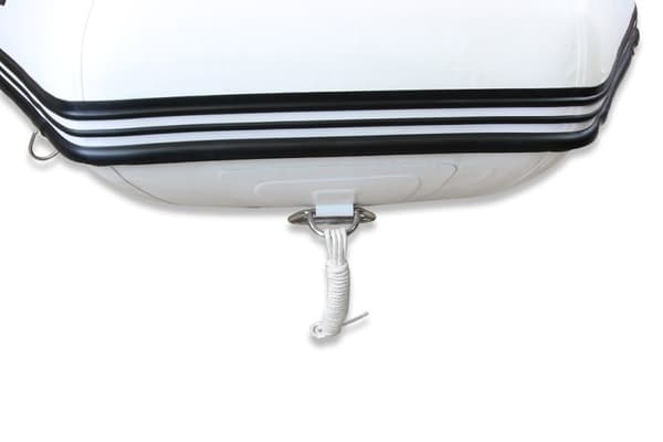 Gummibåd 270cm | For 4 personer | Aluminium gulv | Lyfco - Hvid