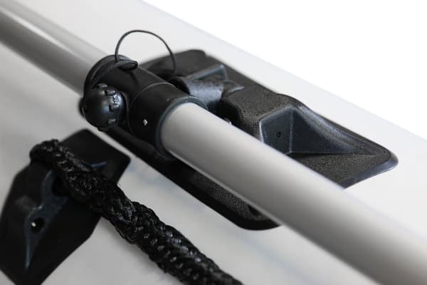 Gummibåd 270cm | For 4 personer | Aluminium gulv | Lyfco - Hvid