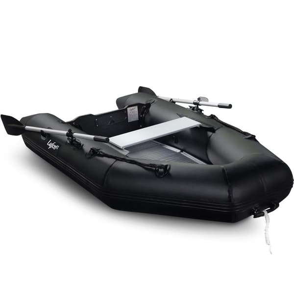 Lille gummibåd 235cm | For 2 personer | Aluminium gulv | Lyfco - Sort