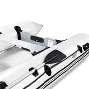 Stor gummibåd 430cm | For 7 personer | Aluminium gulv | Lyfco - Hvid