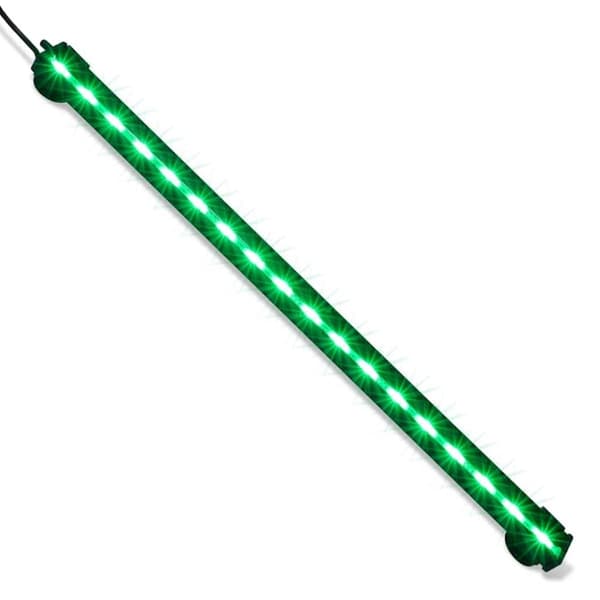 vidaXL Akvarielampa med RGB LED och bubblor 48 cm