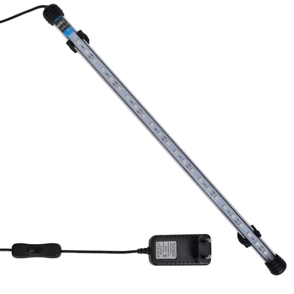 vidaXL LED-lampe for akvarium 48 cm blå