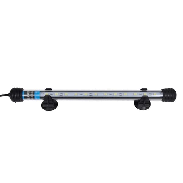 vidaXL LED-akvaariovalaisin 28 cm valkoinen