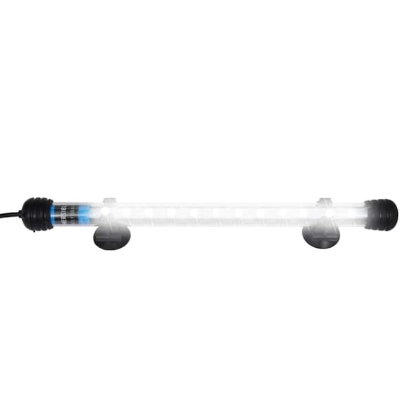 vidaXL LED-akvaariovalaisin 28 cm valkoinen