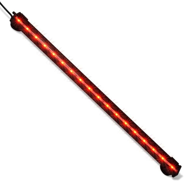 vidaXL LED-akvarielampe med boblefunktion 48 cm RGB-farver