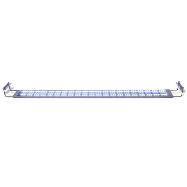 vidaXL Akvarielampe LED 120-130 cm aluminium IP67
