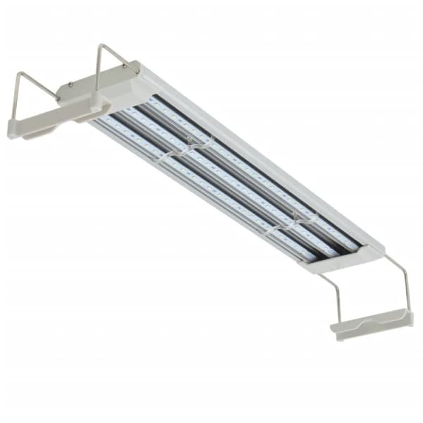 vidaXL Akvarielampe LED 50-60 cm aluminium IP67