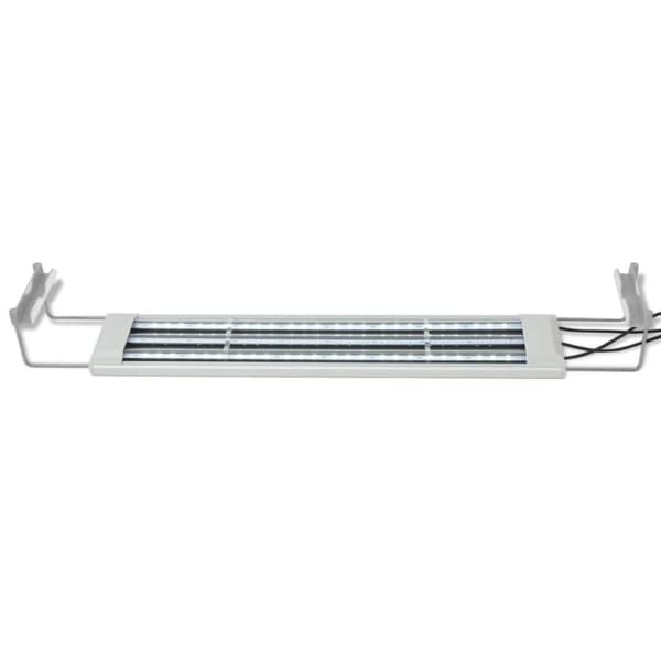 vidaXL Akvarielampe LED 50-60 cm aluminium IP67