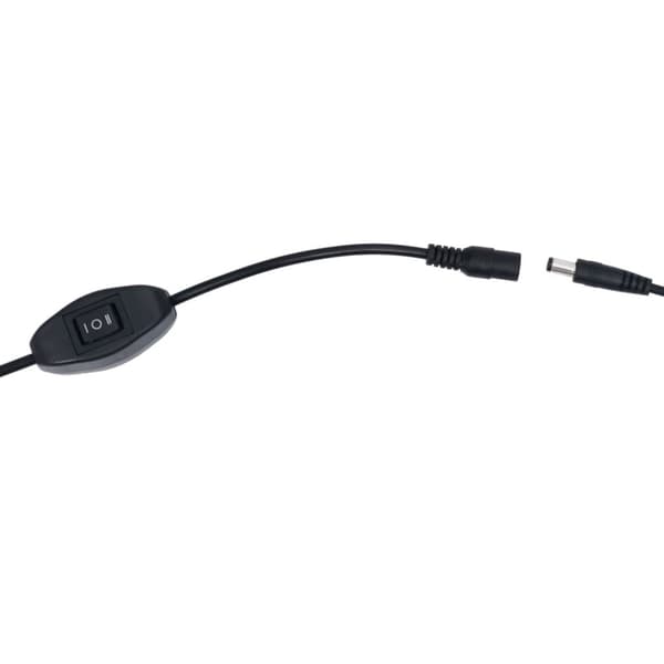 vidaXL Akvariebelysning med klämmor 55-70 cm blå och vit