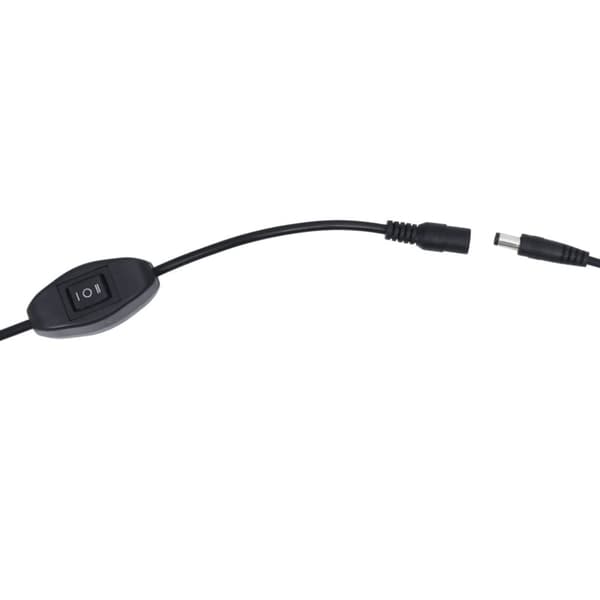 vidaXL Akvariebelysning med klämma 25-45 cm blå och vit