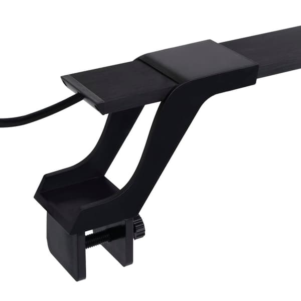 vidaXL Akvariebelysning med klämma 35-55 cm blå och vit