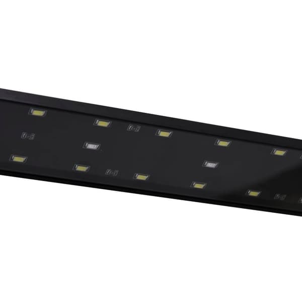 vidaXL Akvariebelysning med klämma 35-55 cm blå och vit