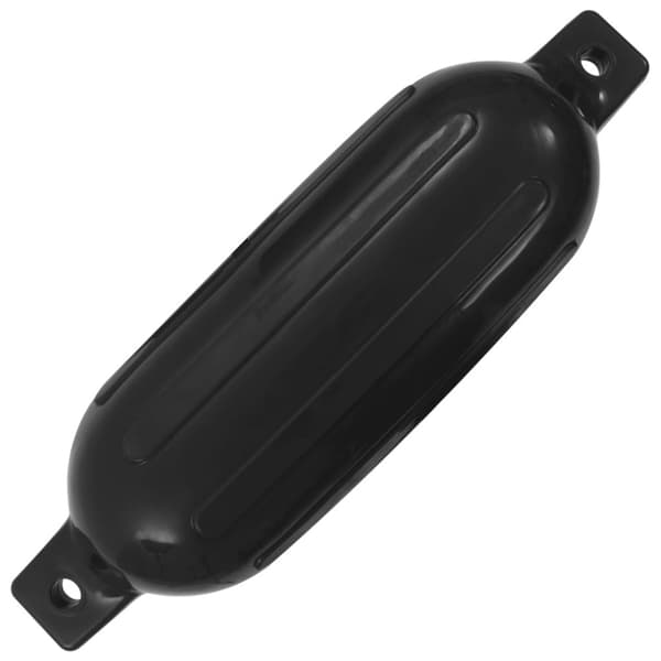 vidaXL Båtfender 4 stk svart 58,5x16,5 cm PVC