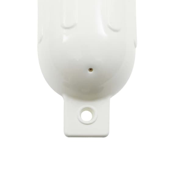 vidaXL Båtfender 4 stk hvit 51x14 cm PVC
