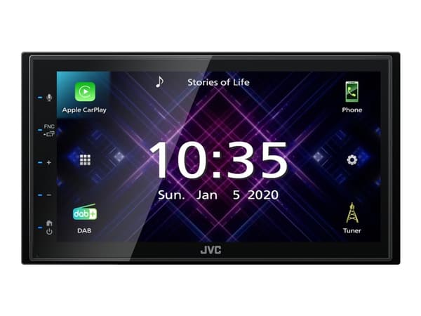 JVC KW-M565DBT Bilradio Apple CarPlay / Android Auto, DAB og Bluetooth