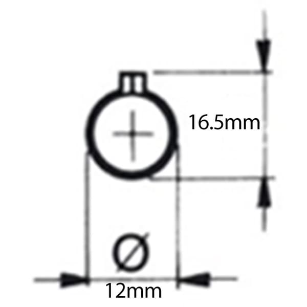Hinge 80mm Steel drop profile weldable removable pin