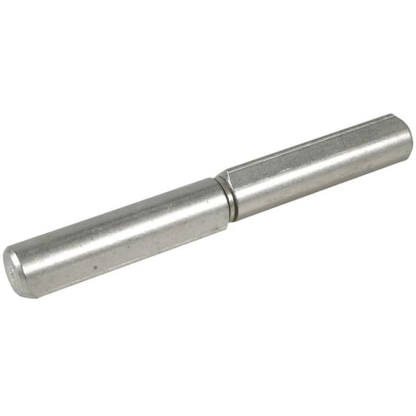 Hængsel 120 mm rustfri dråbeprofil svejsbar fast stift