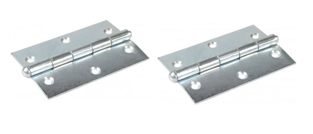 Gångjärn kraftigt 50x50 Förzinkat - 1 par - 2 st.