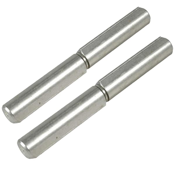 Hængsel 60mm rustfri dråbeprofil svejsbar fast pin - 1par - 2stk