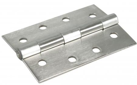 Hinge heavy duty 63x44mm Fixed pin stainless steel -1pair - 2pcs