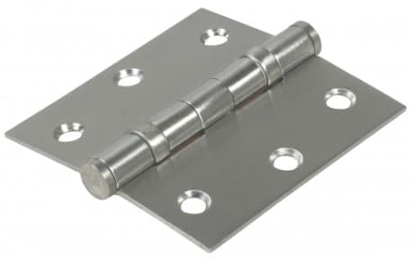 Hængsel heavy duty 76x64mm m/ 2 kuglelejer rustfrit stål - 1 par - 2stk