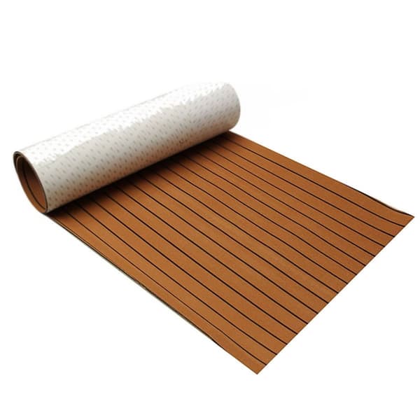 230x90cm 6MM EVA Foam Båt Yacht Golvmatta Matta Däck Teak