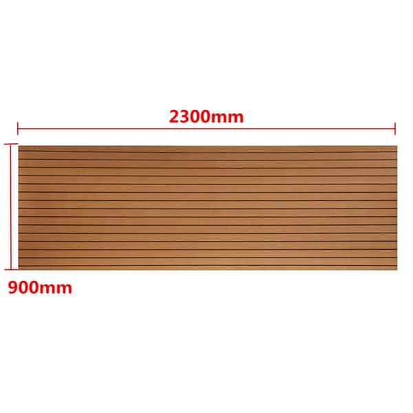 230x90cm 6MM EVA Foam Båt Yacht Golvmatta Matta Däck Teak