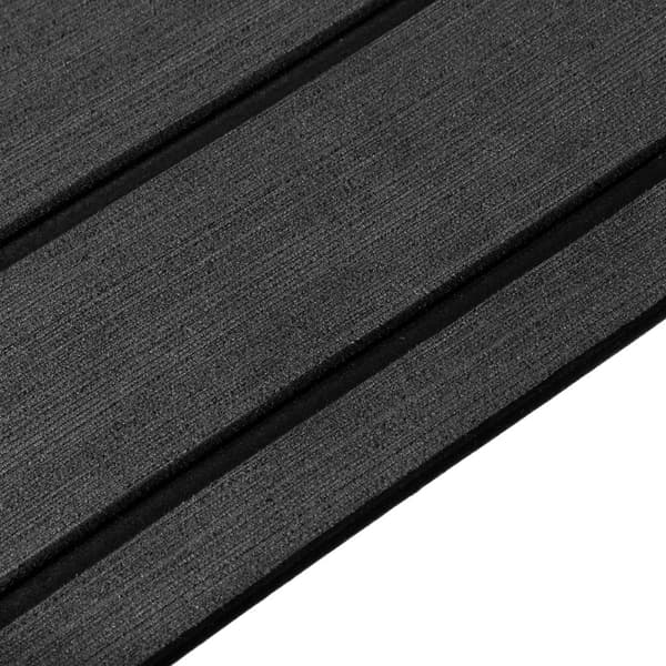 Teak Eva Foam kansihelat Itsekiinnittyvä lattia Yacht Veneen lattiamatto 240 x 45 x 0,6 cm