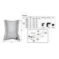 Miniatyrbillede 2 af 2: Nuova Rade Vandtank Flexible Rectangular Grå 55 Liters
