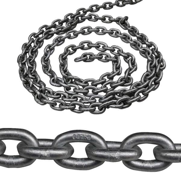 Lofrans Hot Dip Galvanized Chain Iso 4565/din 766/g40 Calibrated 6 Mm 30 M Grå