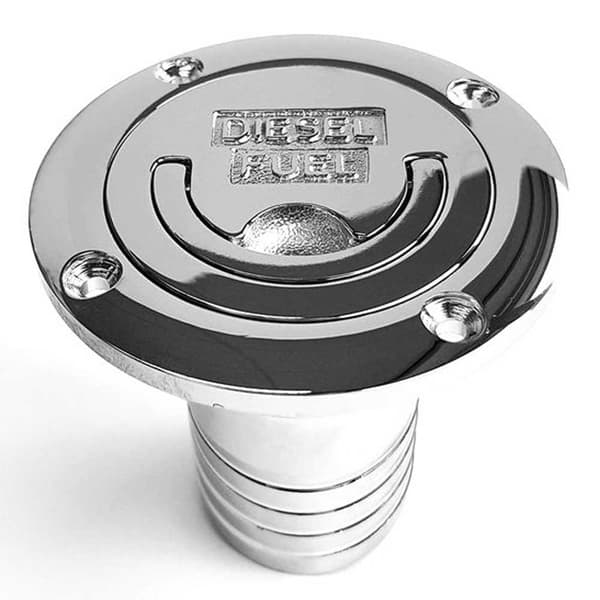 Vetus Bränslepåfyllningslock Diesel Silver 38 mm