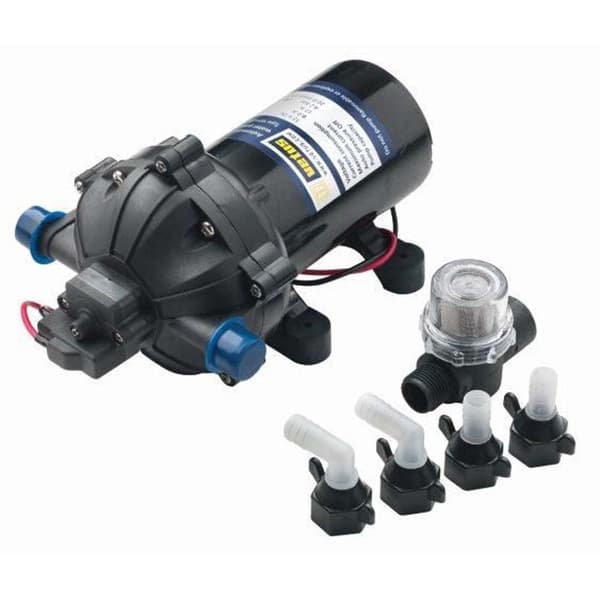 Vetus Vandtrykspumpe 20 L/min 12v Sort