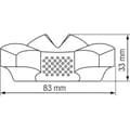 Miniatyrbild 1 av 3: Plastimo Kompass Iris 50 Silver 83 x 33 mm