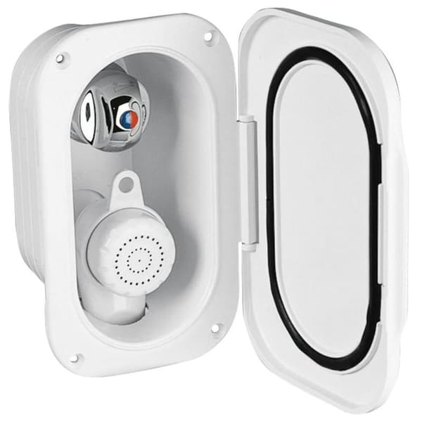 Nuova Rade Case Shower Mixer Tap Hvid 5 m Hose