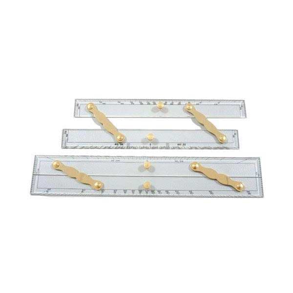 Lalizas Parallel Ruler Transparent 380 mm