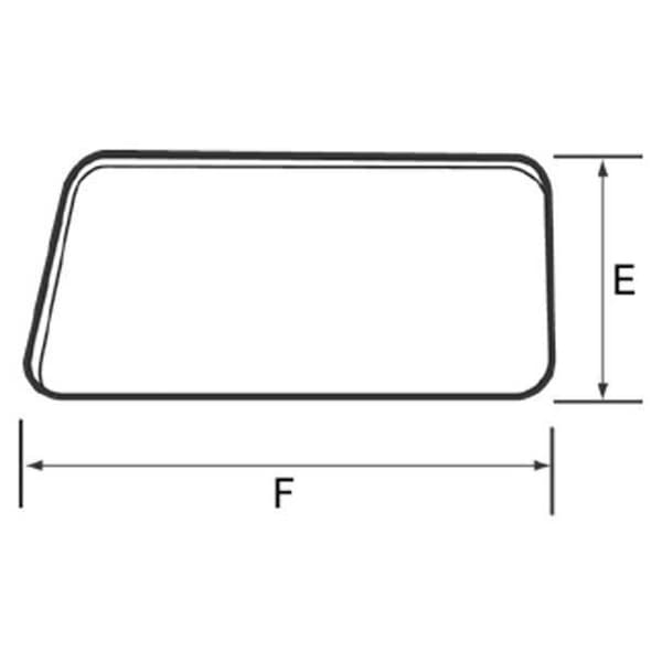 Nuova Rade Top Line 243x607 Mm Hvid