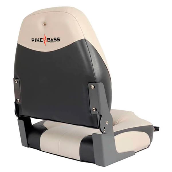Pike N Bass Seat Luxe Grå 450 x 480 x 600 mm