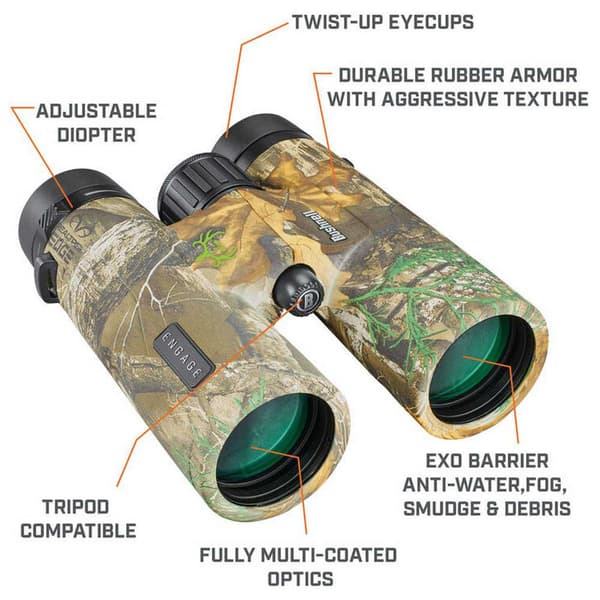 Bushnell Kikare Engage X 10x42 Camo Grönt