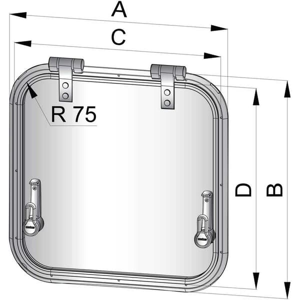 Vetus Luge Planus Transparent,Søvfarvet 424 x 294 mm