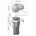 Miniatyrbillede 4 af 4: Maxwell Ankerspil Only Gypsy Rc6 12v 500w Cw Søvfarvet