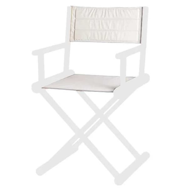 Marine Business Canvas Stol Reservdel Director Silver 48 x 45 x 1 cm