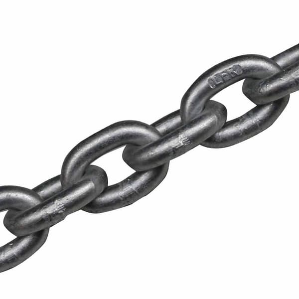 Lofrans Hot Dip Galvanized Chain Iso 4565/din 766/g40 Calibrated 8 Mm 50 M Grå