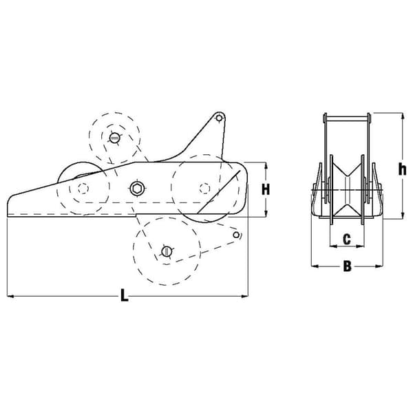 Maxwell Type Vippeankerleje 1 Transparent