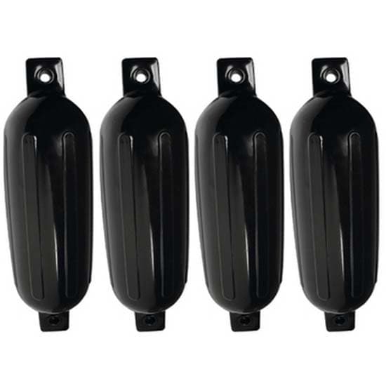 Seachoice Twin Eye Fender Svart 21 cm x 68 cm
