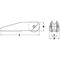 Miniatyrbillede 2 af 2: Maxwell Type Fast Ankerleje 2 Transparent